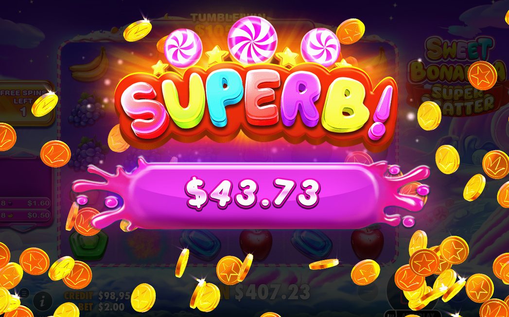 Free Spins där tumble-vinster multipliceras av bomb-värden