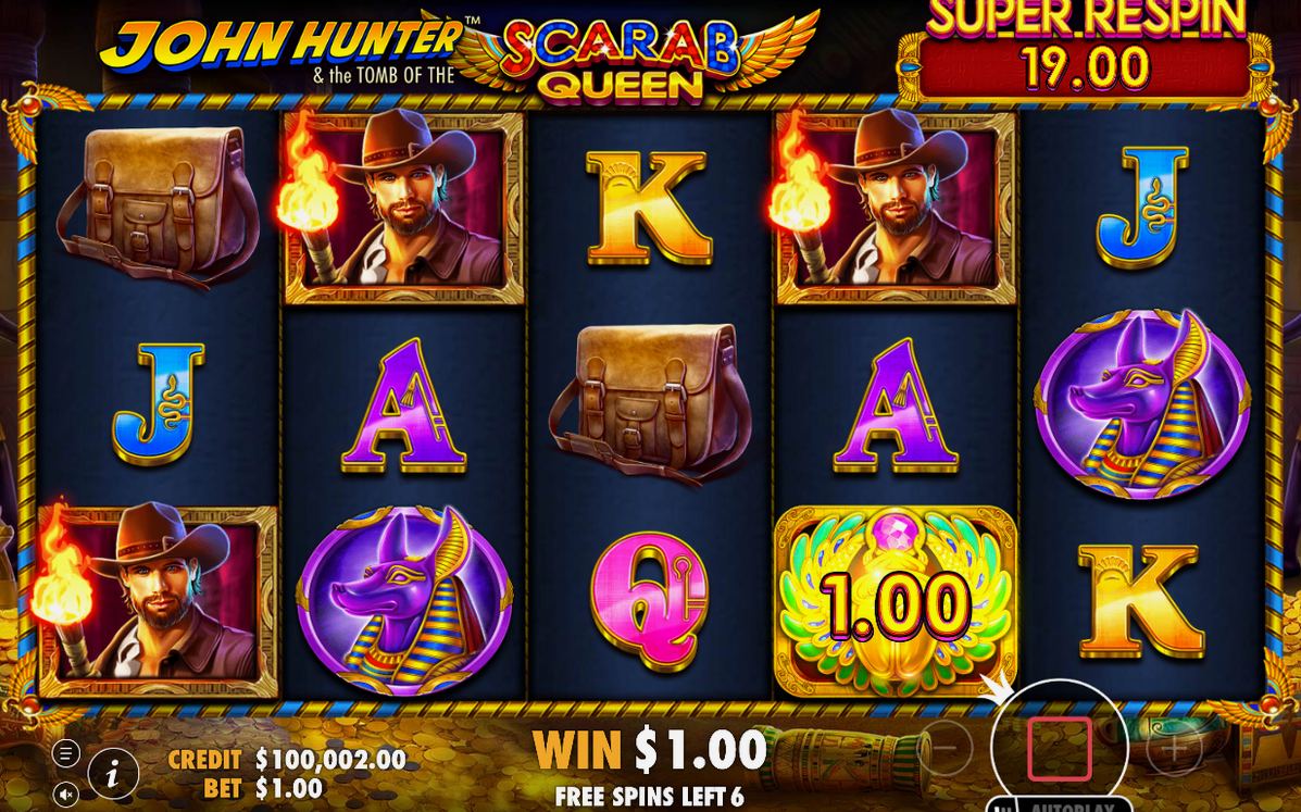 Super Spin där potten blir en jätte-Money Symbol